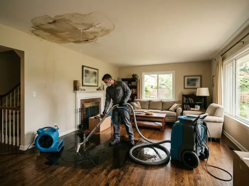 attic-pipe-burst-ceiling-drip-008 — frequently asked questions, Water Damage Restoration & Carpet Care in Merchantville, NJ